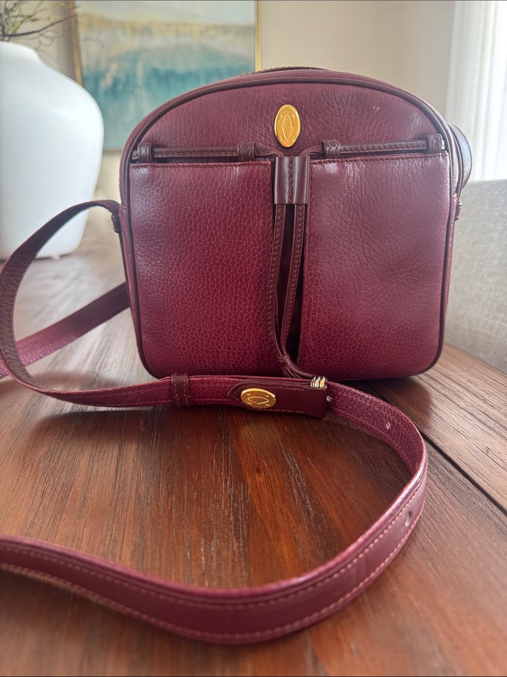 Vintage Must de Cartier Tassel Crossbody Bag – Authentic with COA